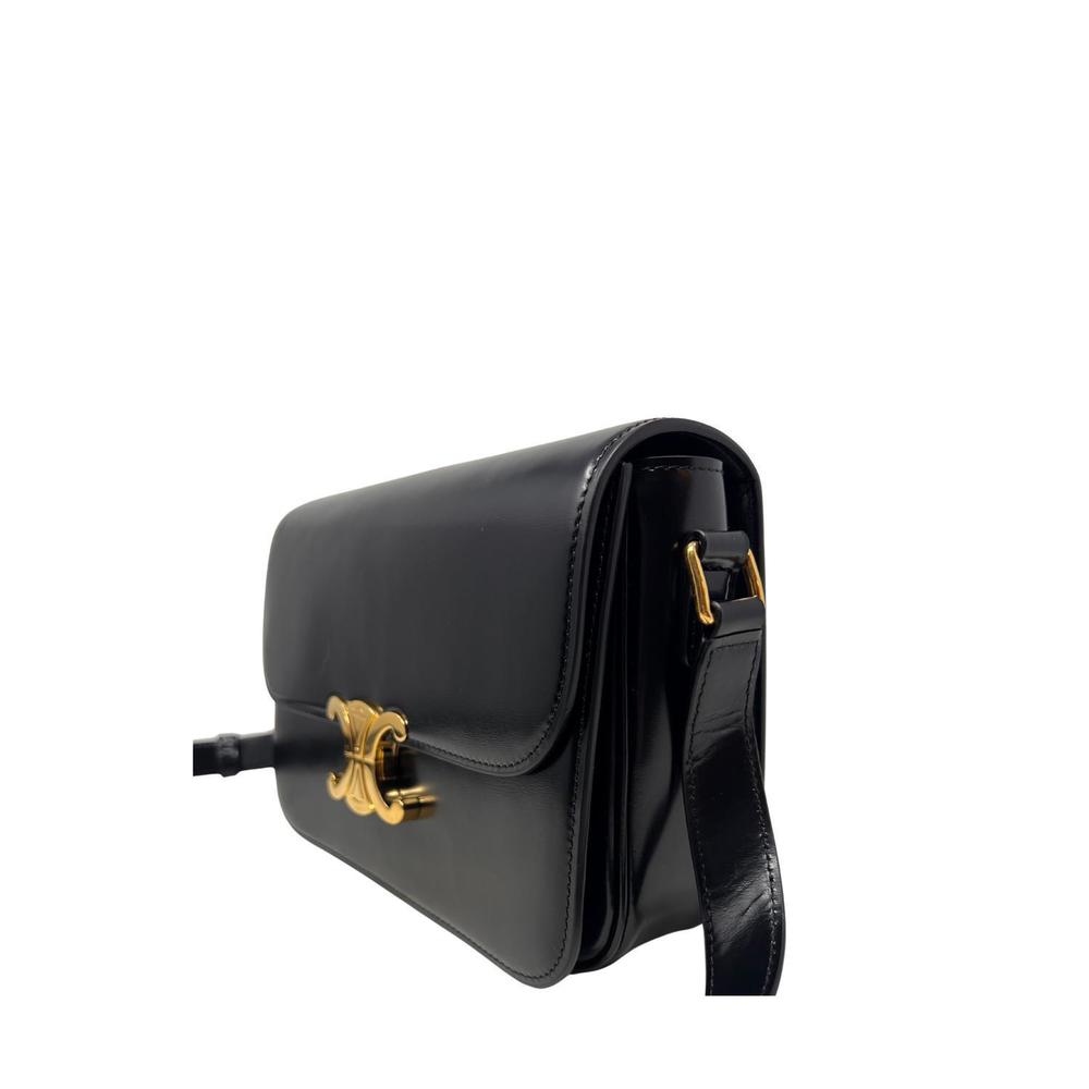 CELINE pre-loved classique triomphe bag in black - Picture 2 of 8